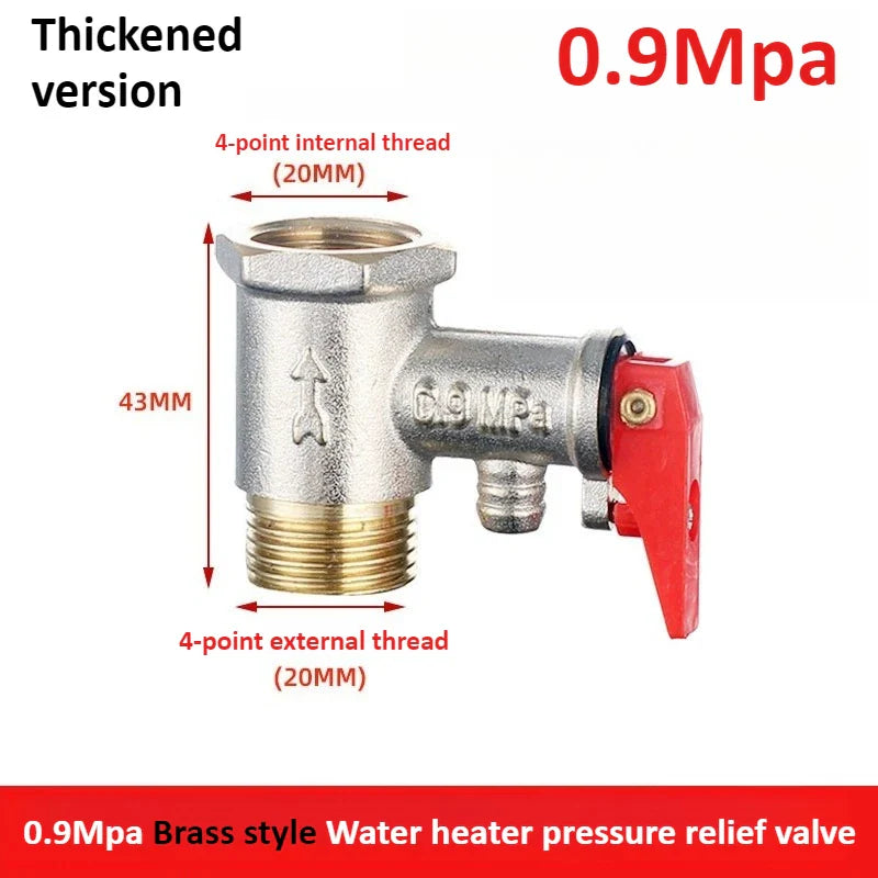 Brass Adjustable Pressure Relief Safety Valve | Water Systems