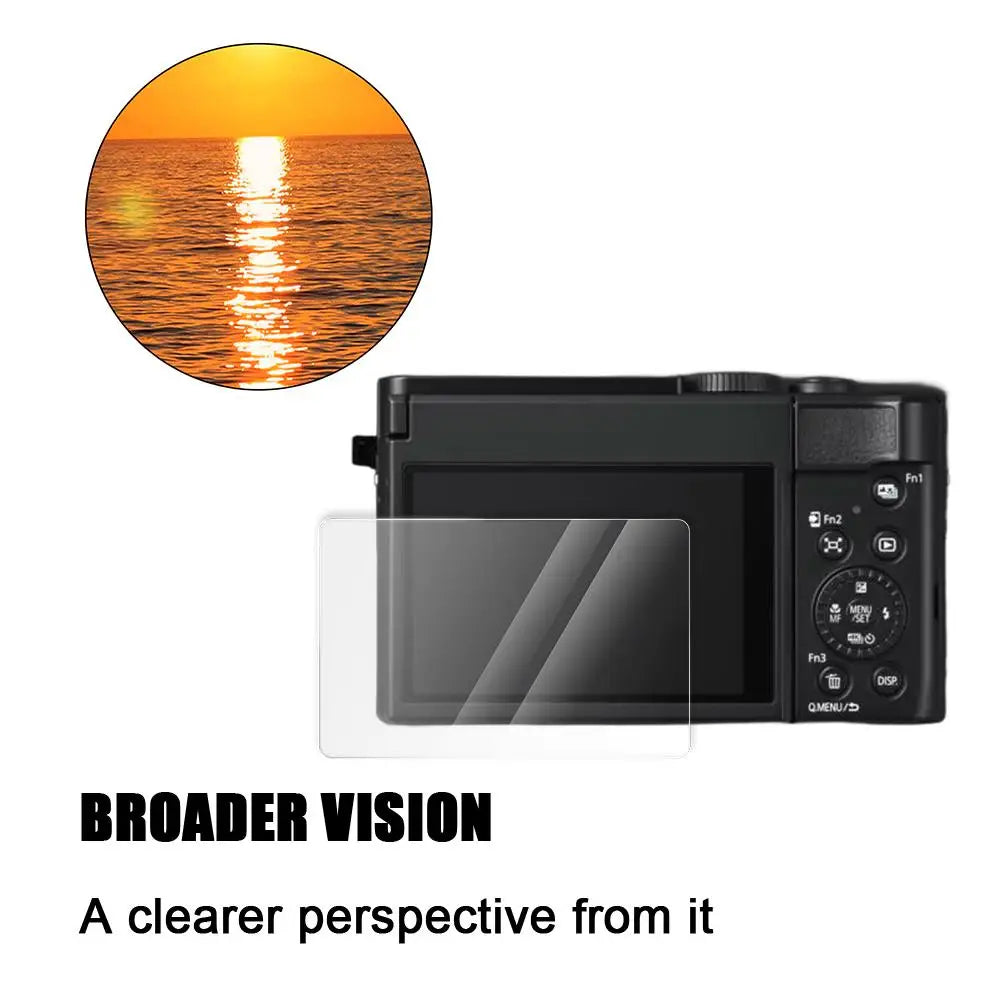 Tempered Glass Screen Protector for Panasonic LUMIX DC-TZ99 / ZS99 Camera Peaceful Pleasures Health and Wellness