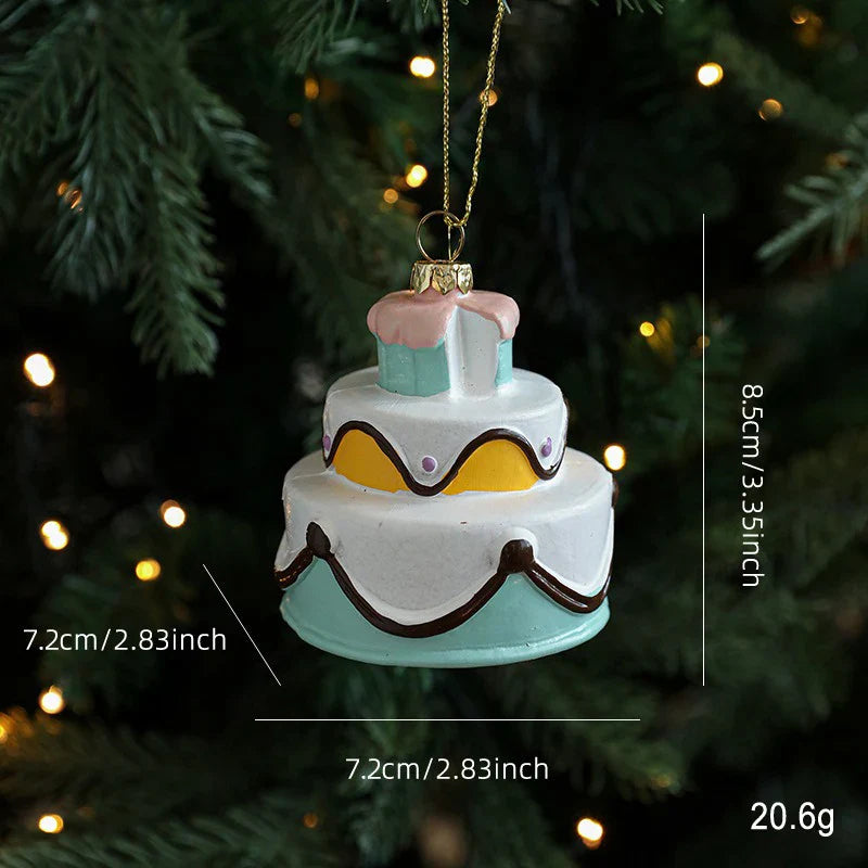 Macaron Christmas Hanging Ornaments – Cute Tree Pendants