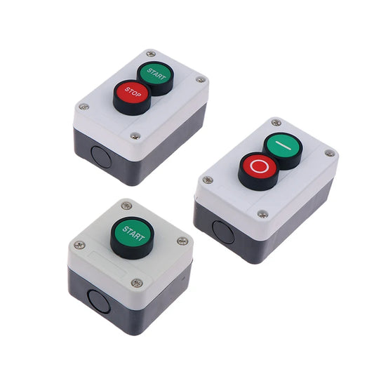 New 1pc Emergency Stop Industrial Control Button Box With Arrow Symbol CNC Start Stop Self Sealing Waterproof Button Switch Peaceful Pleasures Health and Wellness