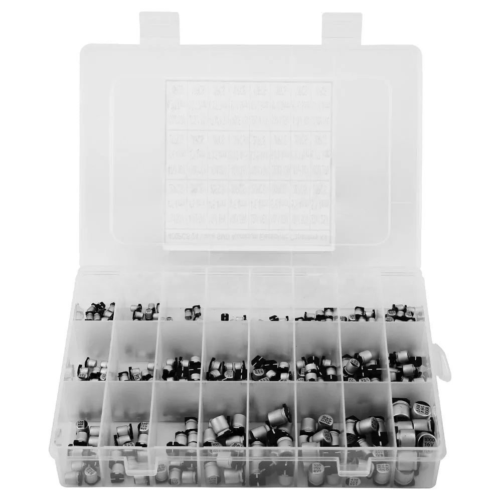 24 Values SMD Aluminum Electrolytic Capacitor Assorted 1uF 1000uF