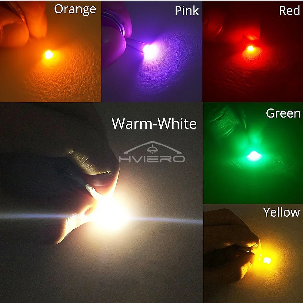 100Pcs 335 SMD Side-Emitting LED Diodes – Multi-Color DIY Lamp
