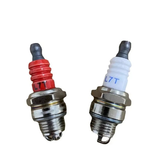 Three-sided Pole Spark Plug L7T 2 Stroke For Gasoline Chainsaw and Brush Cutter Engine Ignition Electrode Auto Replacement Parts Peaceful Pleasures Health and Wellness