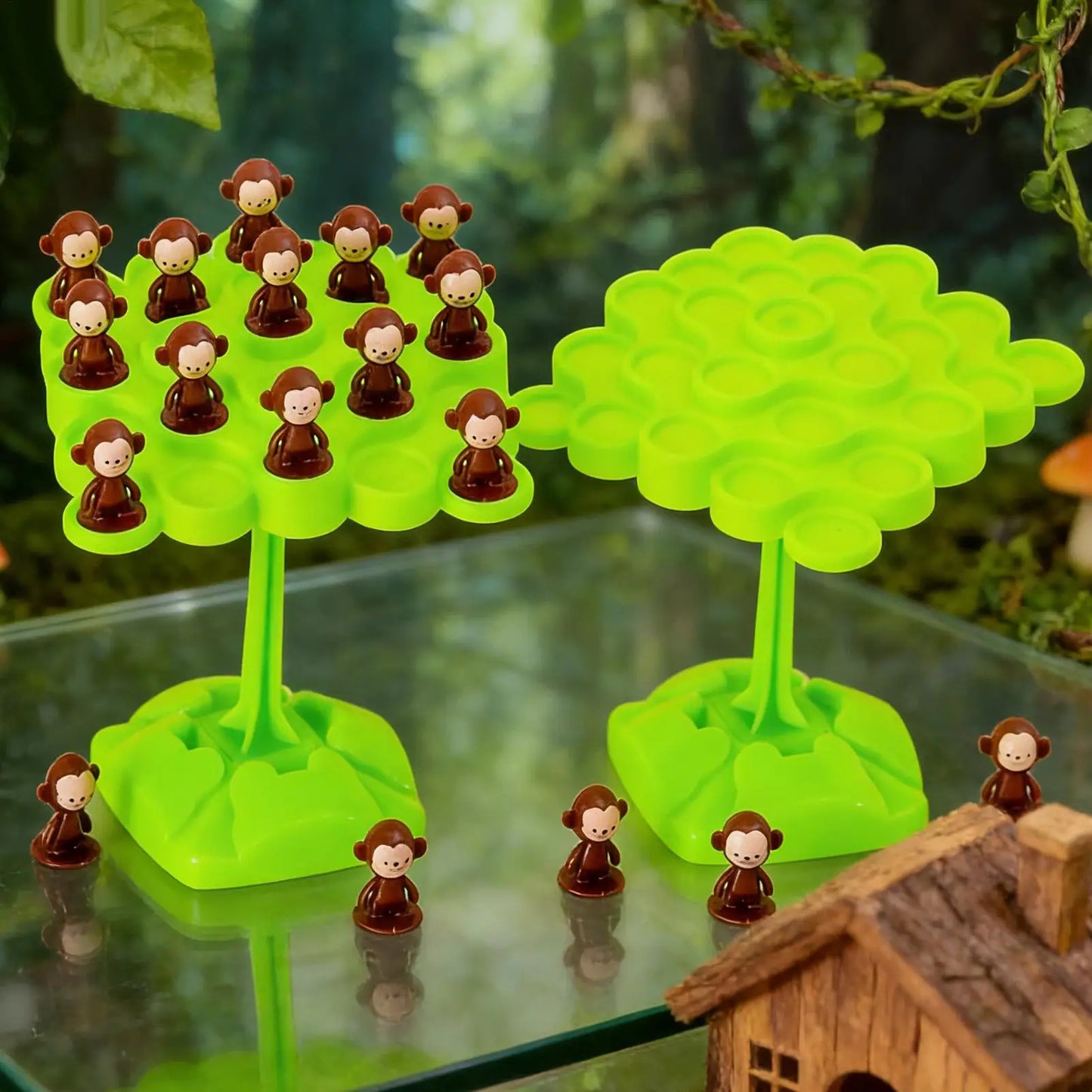 Fun Family Balance Game, Monkey Stacking Toys STEMs Learning Toy for Kids, Improve Focus & Motor Skills, Home, Party & School Peaceful Pleasures Health and Wellness