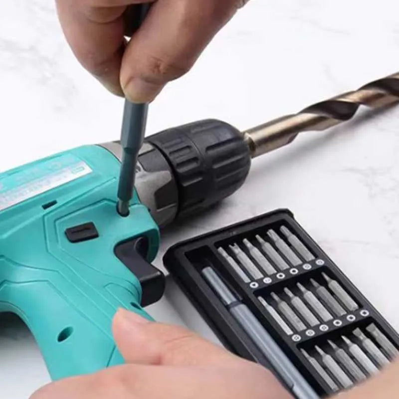 25-in-1 Screwdriver Set Multifunctional Household Screwdriver Set with Magnetic Removal Repair Tool Home Repair Tool Peaceful Pleasures Health and Wellness