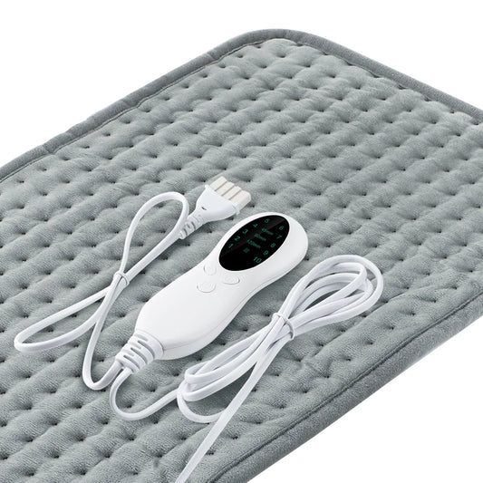 Electric Heating Pad 10 Gears Blanket Winter Thermal Heater for Room Bed Sofa Office for Waist Back Foot and Hand Warming Mat Peaceful Pleasures Health and Wellness 30 40cm UK