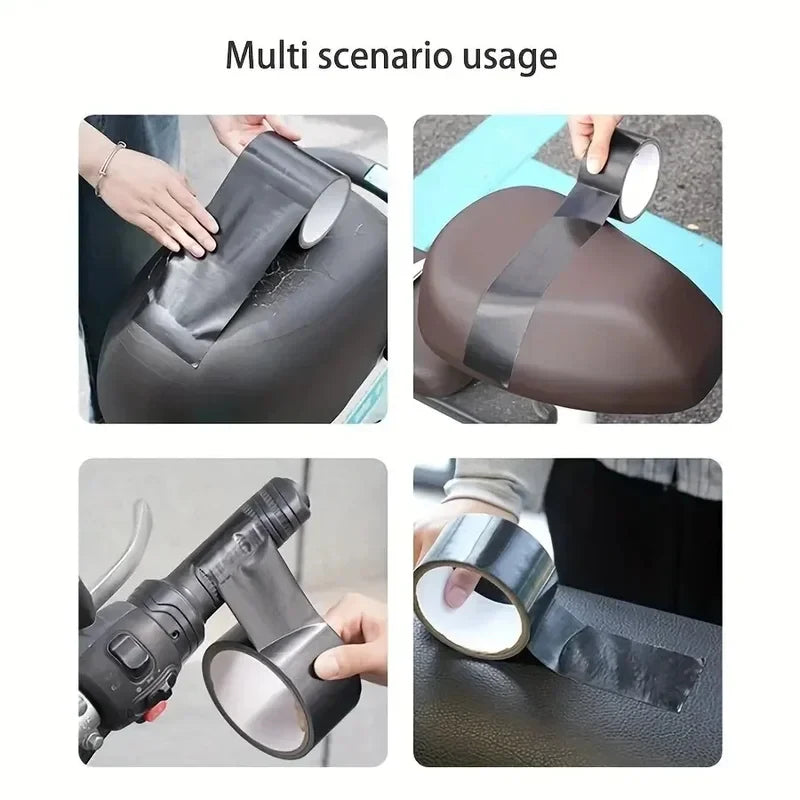 Black Cloth Leather Repair Tape – Waterproof & Wear-Resistant
