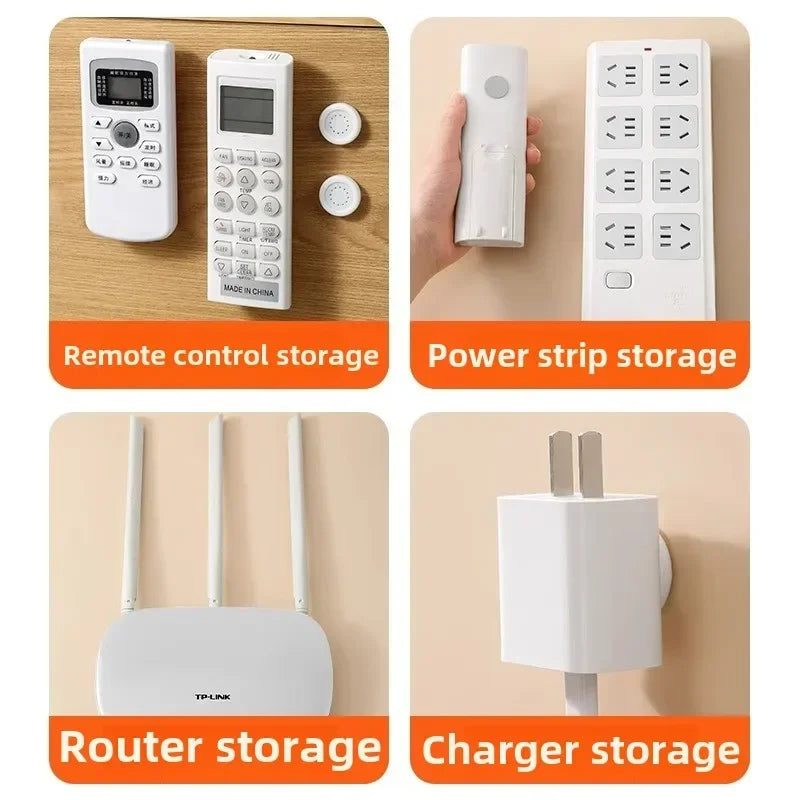Magnetic Remote Holder & Storage Hook Set – 12 Pcs