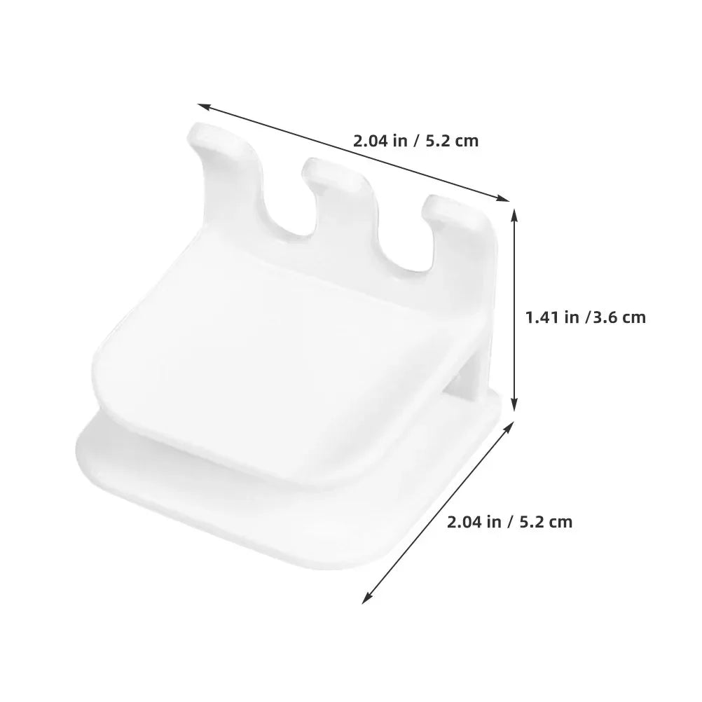 3/6Pc Wall Toothbrush Holder Bathroom Wall Mounted Toothbrush Storage Rack Easy Install No Tools Waterproof Smooth Surface Clean Peaceful Pleasures Health and Wellness