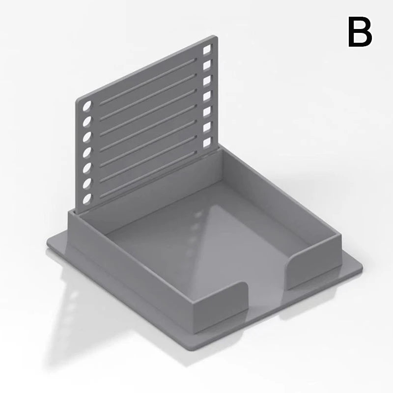 Sticky Note Dispenser Organizer with Template | HELTC