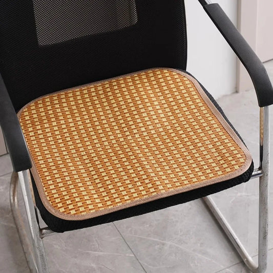 4-Pack Rattan Cooling Seat Cushions | Breathable Non-Slip Chair Pads Seat Cushion Set Peaceful Pleasures Health and Wellness