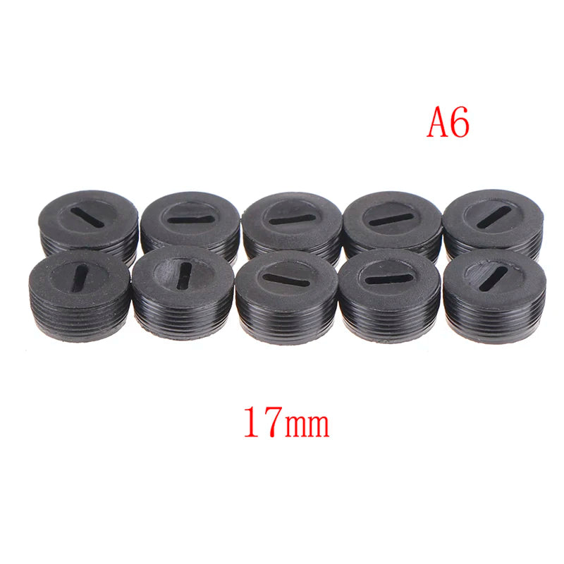 10Pcs Carbon Brush Holder Caps 12–22mm | Power Tool Covers
