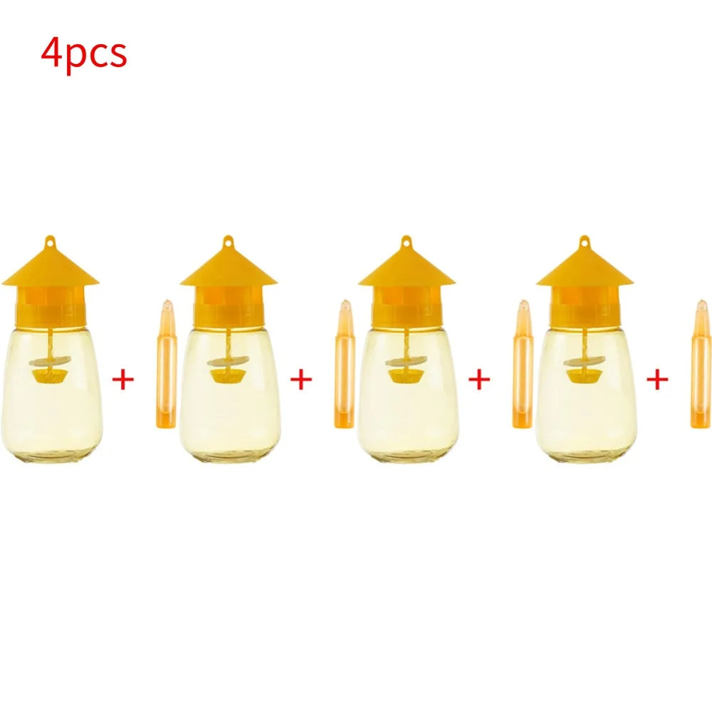 Fruit Fly Insect Trap for Orchard and Garden Use Peaceful Pleasures Health and Wellness 4pcs