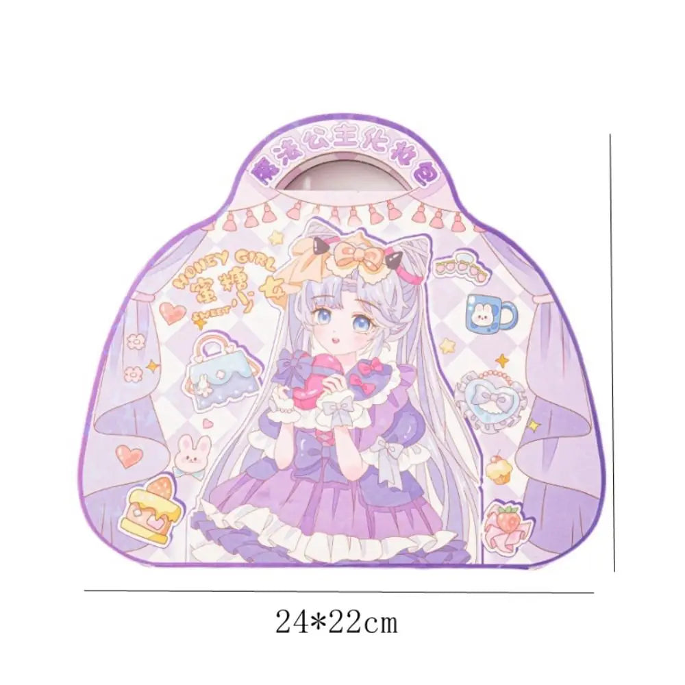 Album Journal Make Your Own Princess Sticker Personalized DIY Scrapbooking Little Girl Makeup Outfit Stickers Cartoon Peaceful Pleasures Health and Wellness
