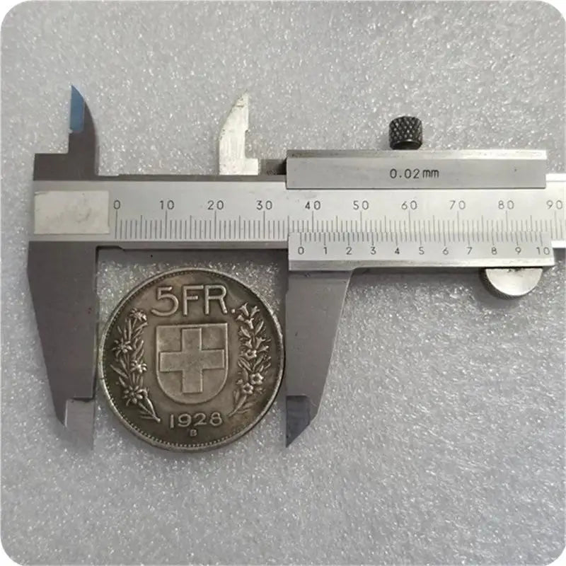 Switzerland 1928 5 FR Silver Commemorative Challenge Coin Medal