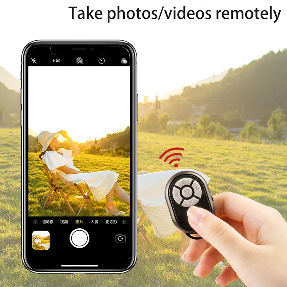 Bluetooth Wireless Shutter Remote for iPhone & Android Peaceful Pleasures Health and Wellness