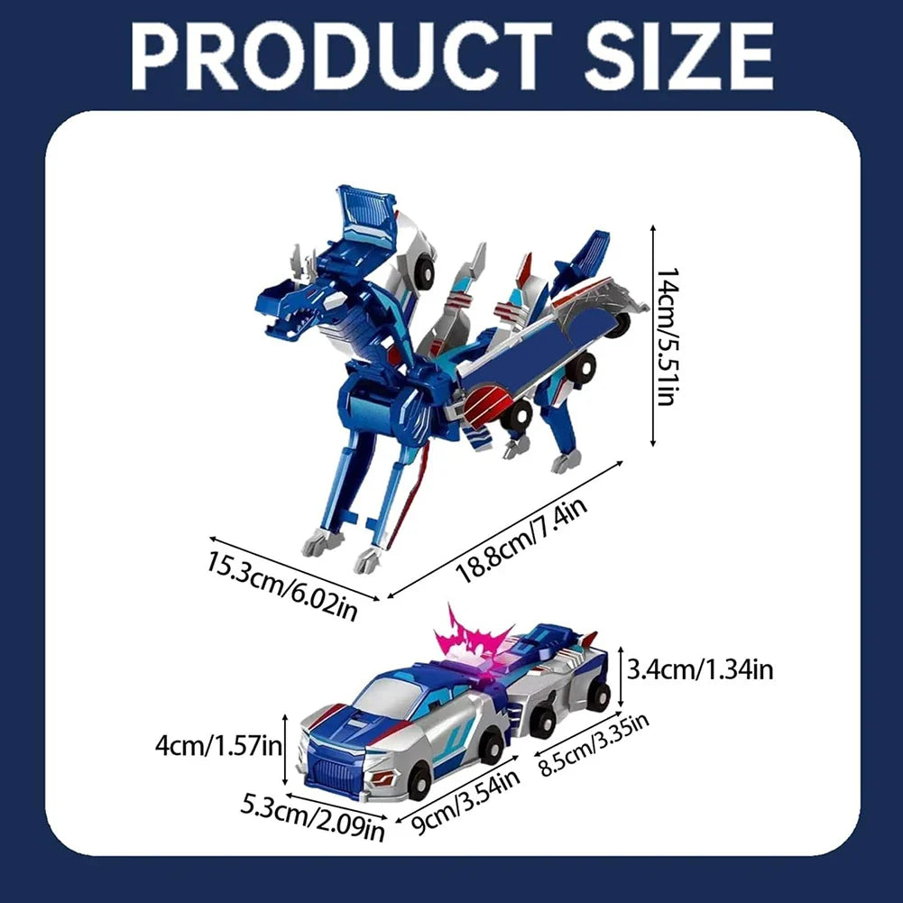Unicorn Transformer 2-in-1 Magnetic Transforming Car Toy for Kids