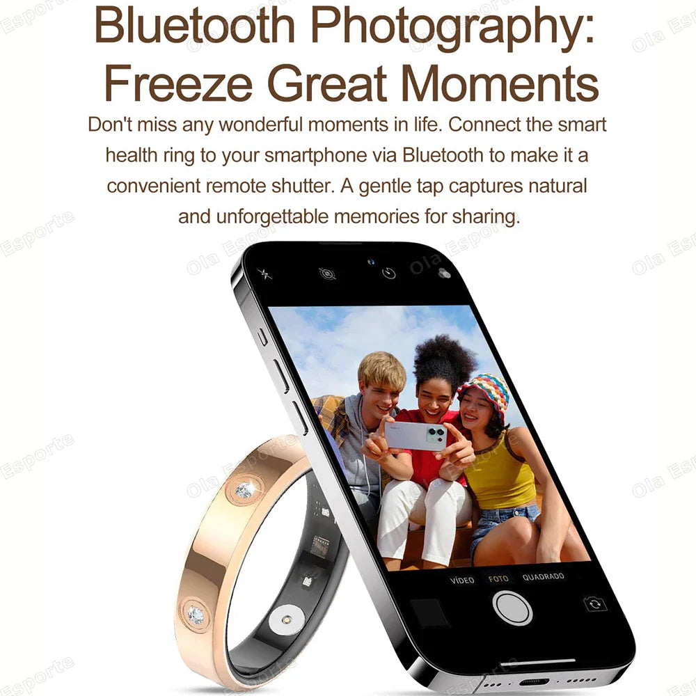 Ola Esporte Smart Ring – Heart Rate, SpO2 & Sleep Tracker IP68