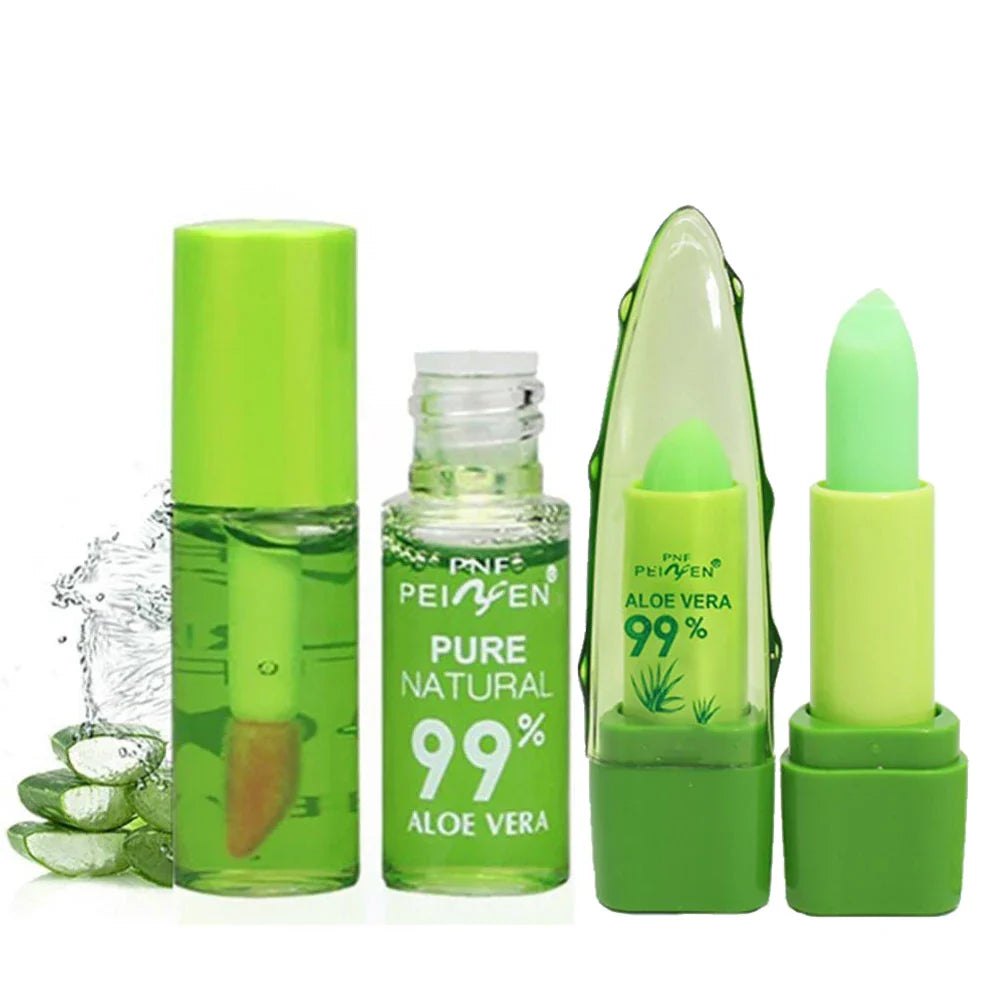 Aloe Vera Color Changing Lip Balm – Moisturizing Lip Tint