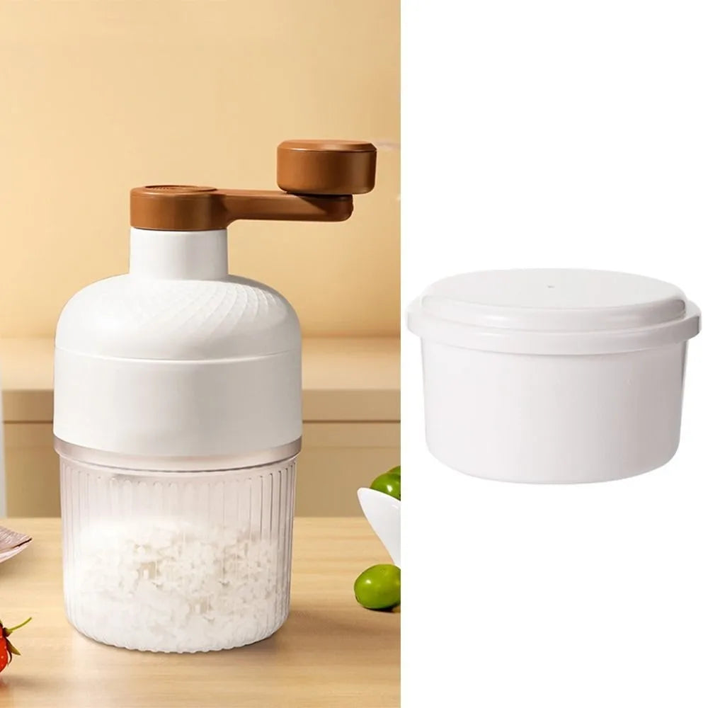 Manual Hand Crank Ice Crusher | Portable Shaved Ice Maker