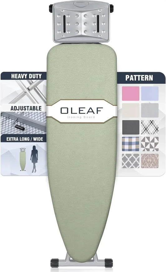 Adjustable Height Foldable Ironing Board with Cover & Heat Resistant Surface Ironing Accessories Peaceful Pleasures Health and Wellness United States