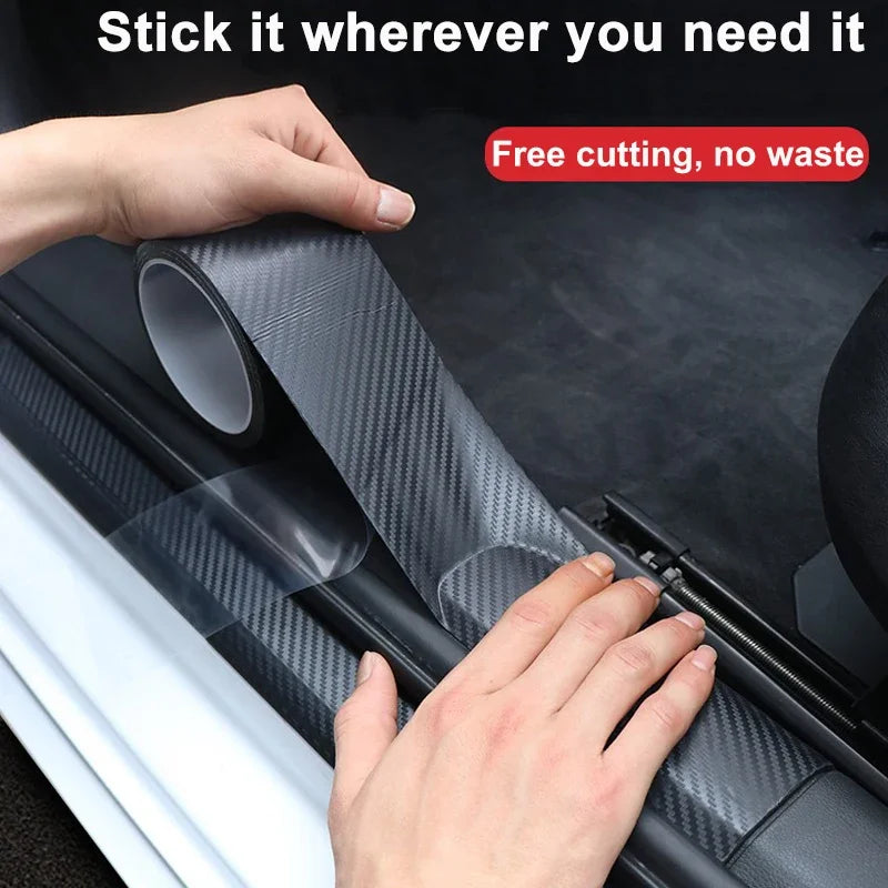 Carbon Fiber Car Door Edge Protective Film Tape | Anti-Scratch