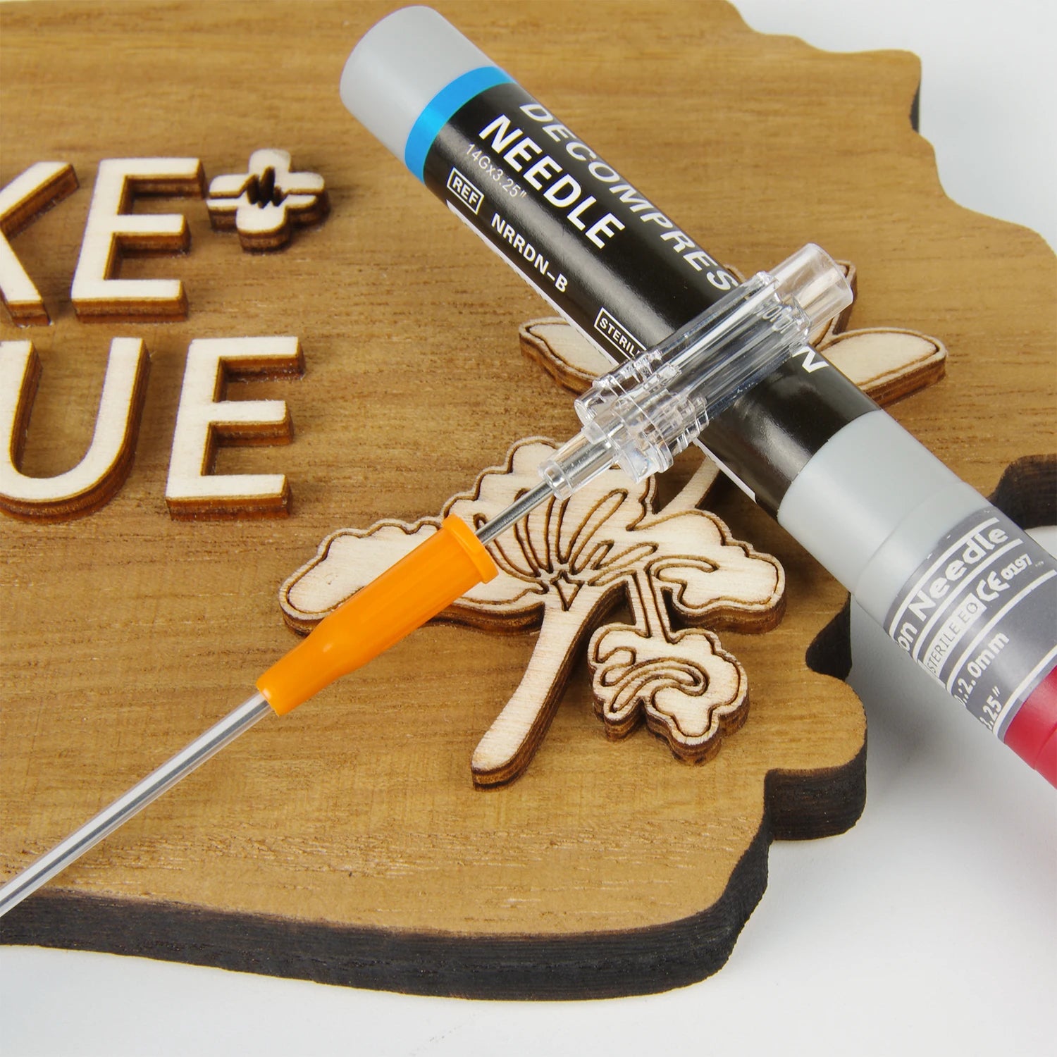 Sanke Rescue Pneumothorax Needle Trauma Medical Ifak Chest Cathether Needlecatheter 50g Needle Decompression Edc First Aid Kit Peaceful Pleasures Health and Wellness