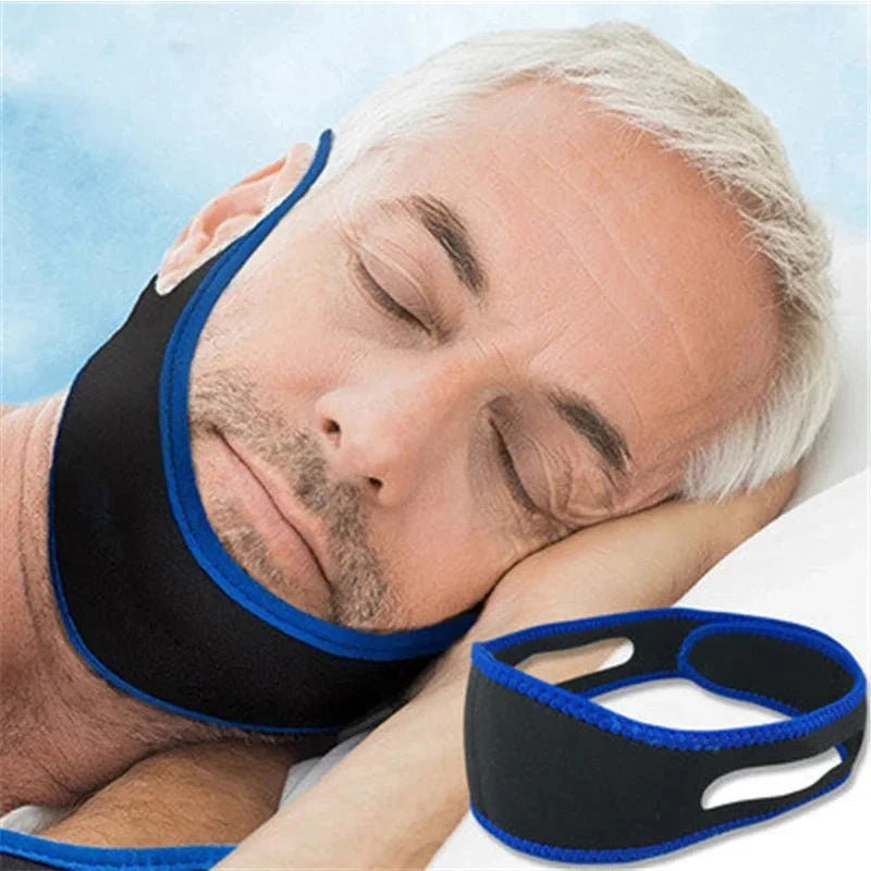 1 adjustable anti-snoring belt, anti-snoring chin support belt, facial lifting and stretching belt Peaceful Pleasures Health and Wellness