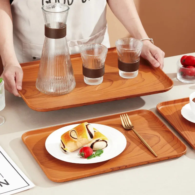 Rectangular Plastic Serving Tray – Buffet, Dessert & Candy Display