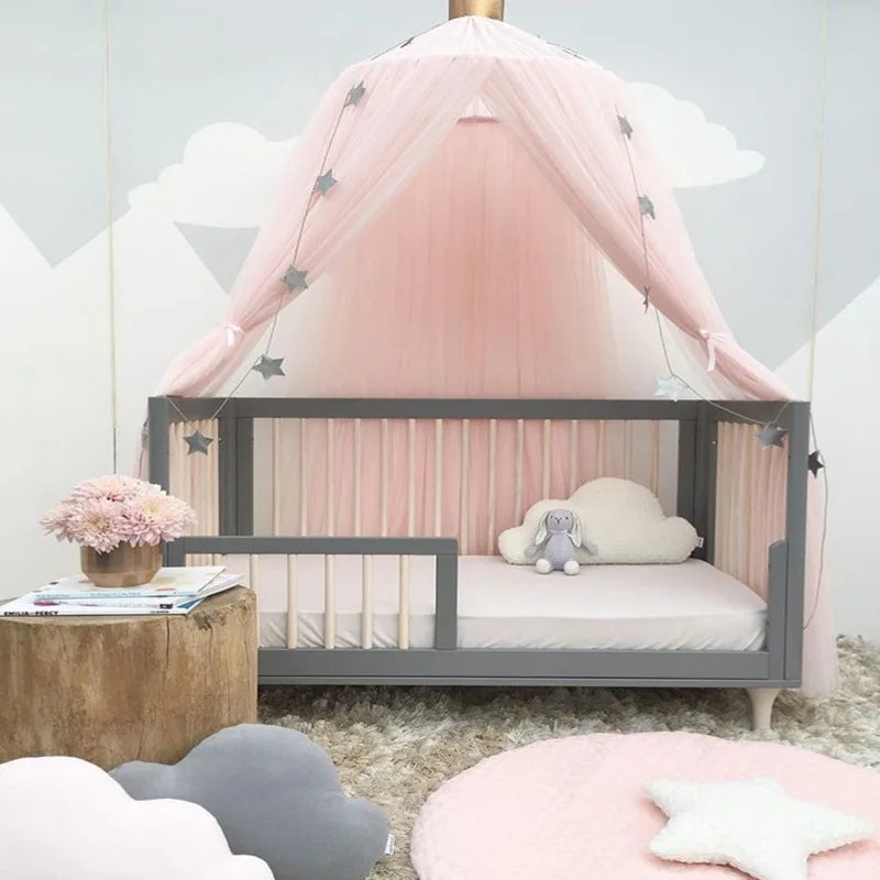 Battilo Round Dome Bed Canopy Mosquito Net for Kids & Baby