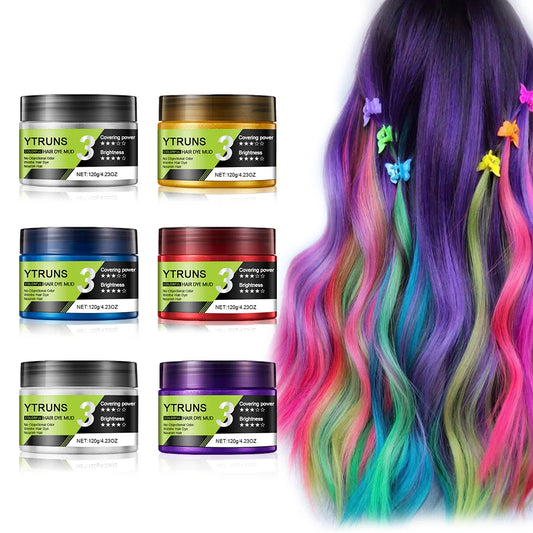 Y2K Temporary Hair Dye Wax – DIY Wash-Out Color Cream 120ml Temporary Hair Dye Wax Oasis Select