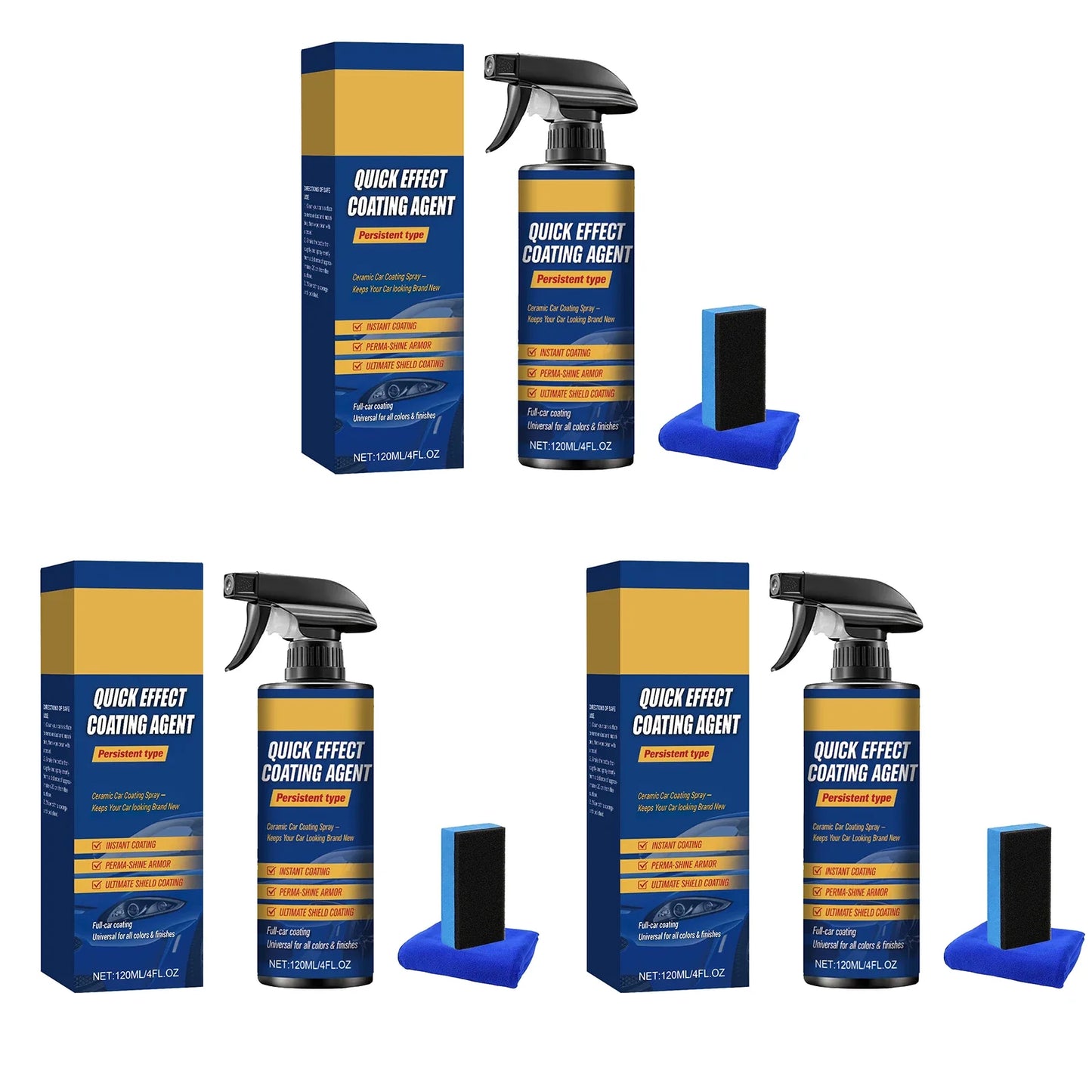 Ceramic Nano Coating Spray – Car Paint Gloss & Protection 120ml