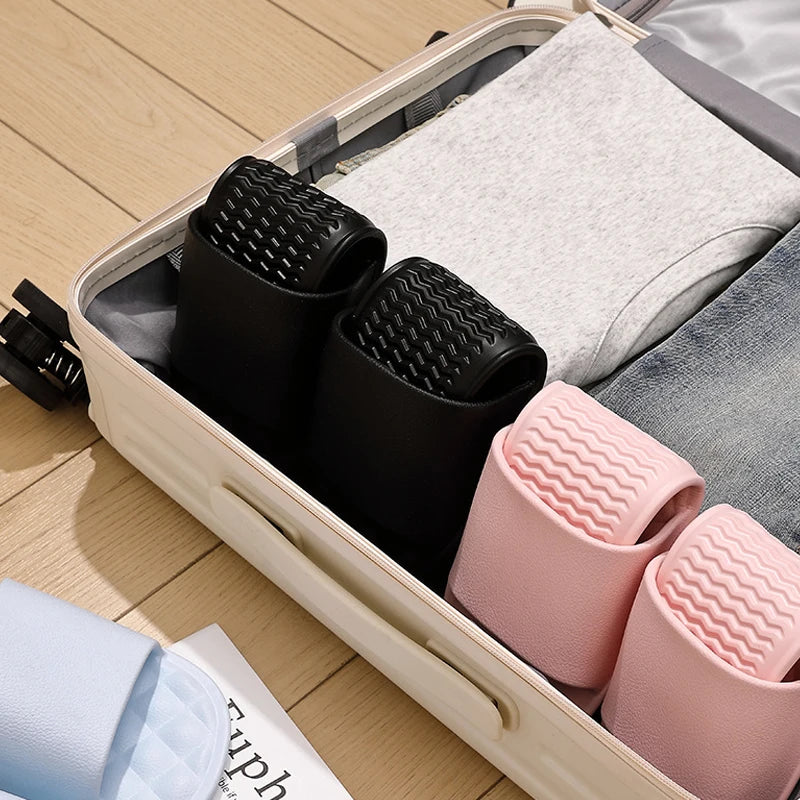 Foldable EVA Travel Slippers | Unisex Hotel Slides & Beach Sandals