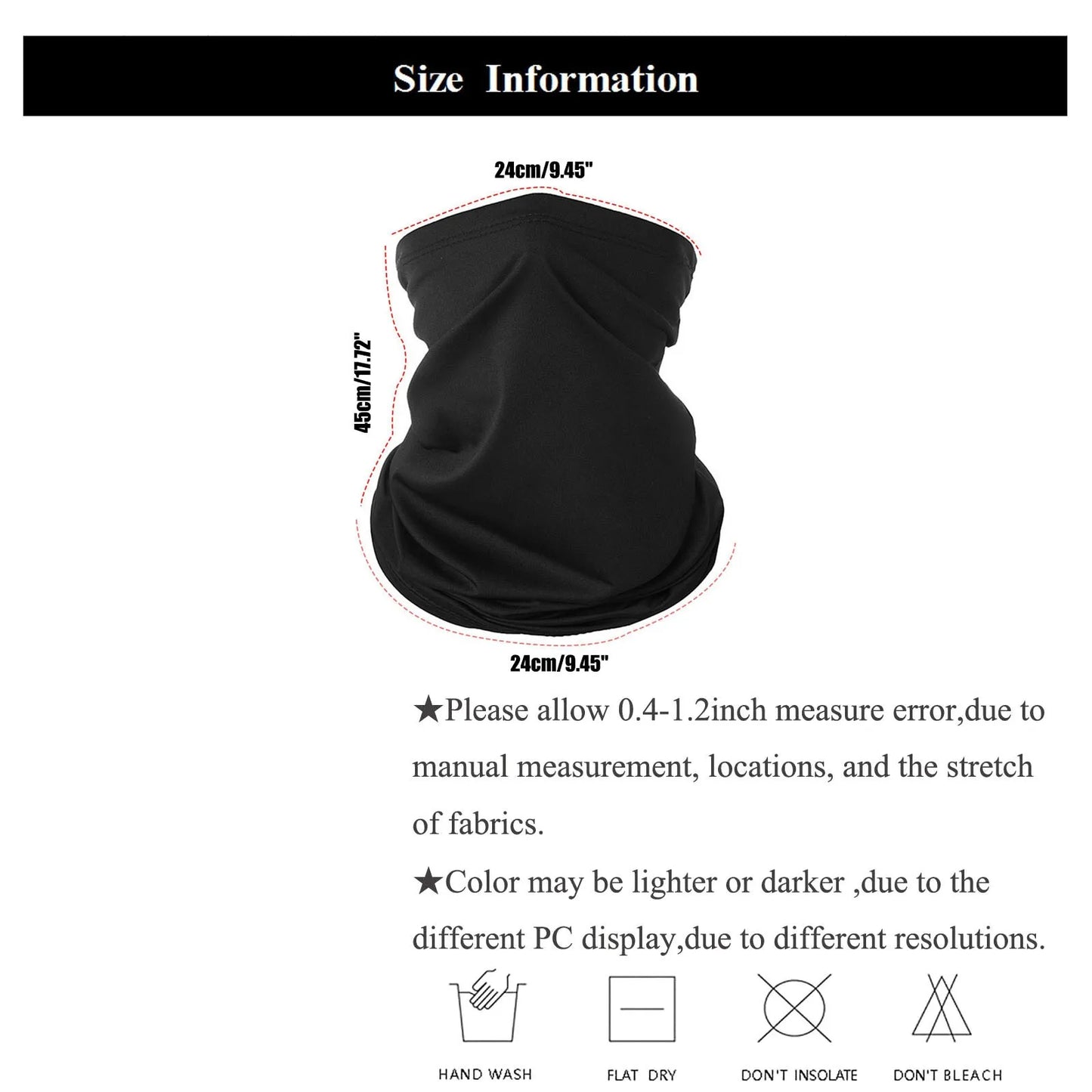 Summer Sports Bandana Breathable UV SunProtection Camping Hiking Cycling Scarves Headwear Men Women Neck Warmer Tube Magic Scarf Peaceful Pleasures Health and Wellness