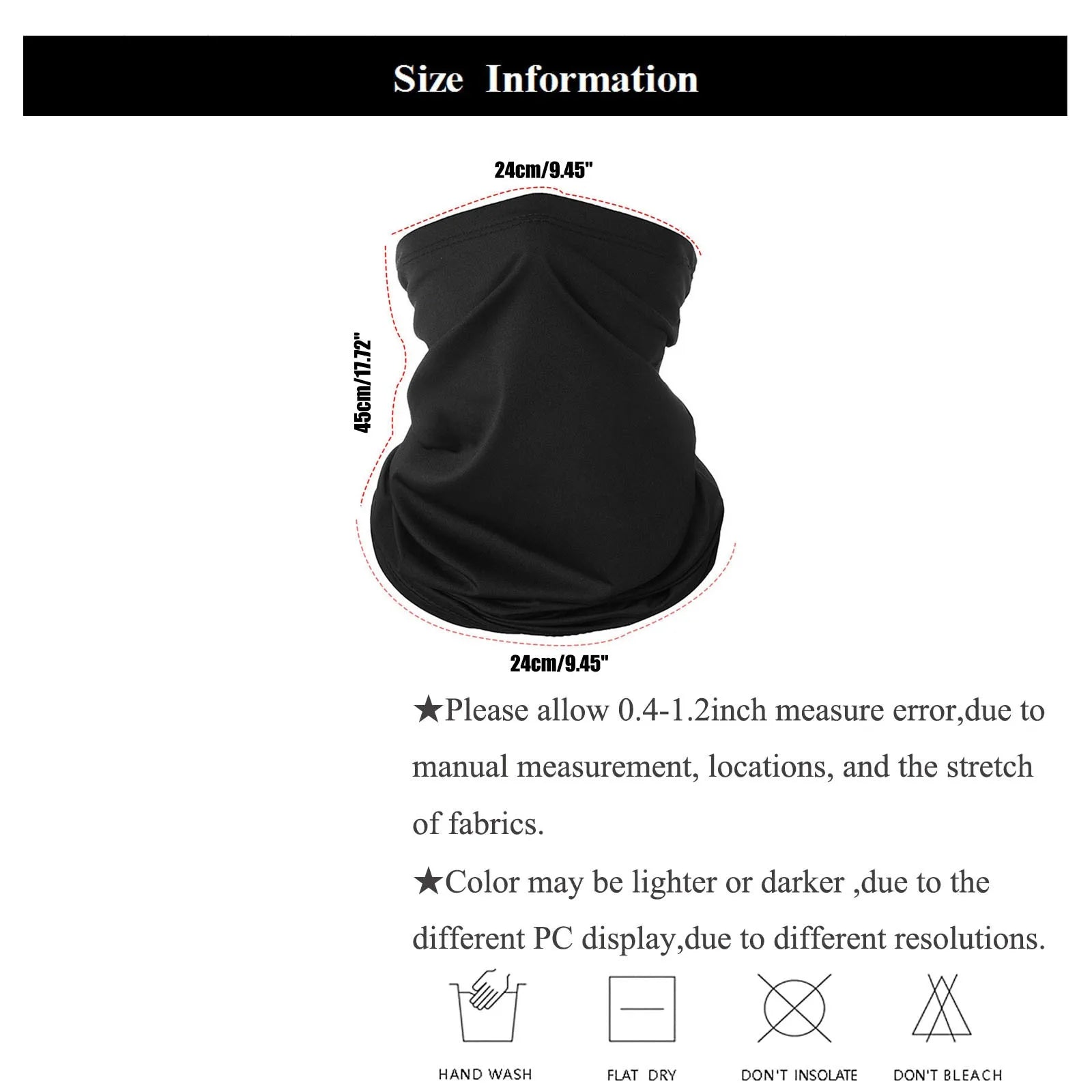 Summer Sports Bandana Breathable UV SunProtection Camping Hiking Cycling Scarves Headwear Men Women Neck Warmer Tube Magic Scarf Peaceful Pleasures Health and Wellness