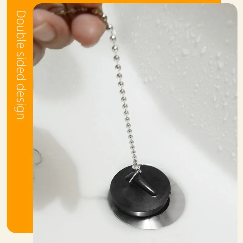 Universal Rubber Sink Plug & Bathtub Drain Stopper | Kitchen & Bath