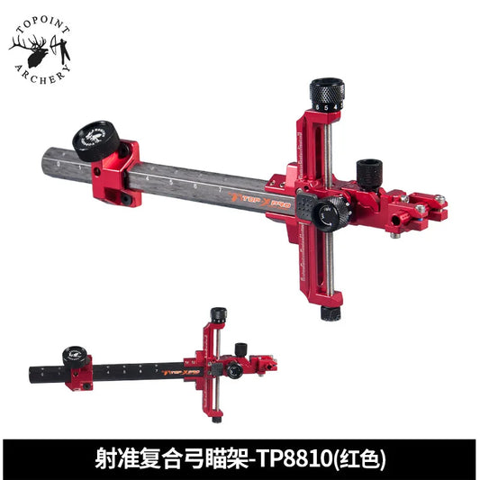 TP8810 Archery Compound Bow Sight Fiber Bracket Fast Adjustable Left Peaceful Pleasures Health and Wellness Orange
