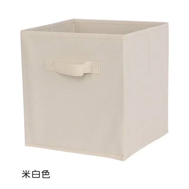Non Woven Fabric Storage Box Home Supplies Clothing Underwear Storage Box,Kid Toy Storage Organizer Cabinet Drawer Organization Peaceful Pleasures Health and Wellness Beige