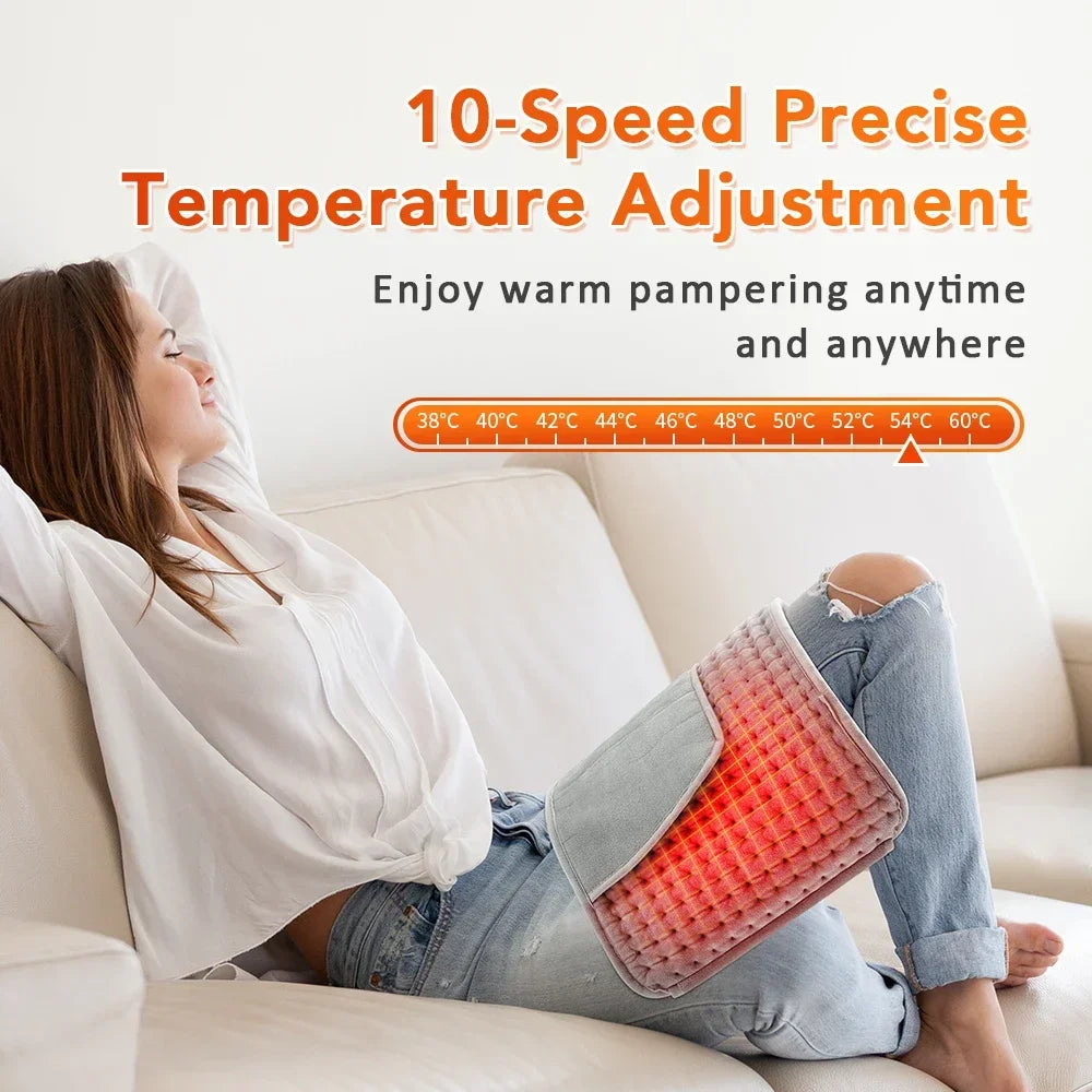 Electric Heated Waist Belt | 10-Level Temp Control & Timer