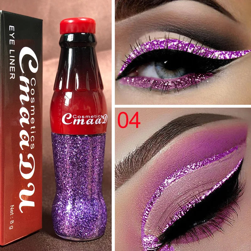 Waterproof Glitter Eyeliner and Eyeshadow Stick Set - Vibrant, Long-Lasting Colors for Flawless Eye Makeup, Ideal for Parties an Peaceful Pleasures Health and Wellness KLPYXY-04