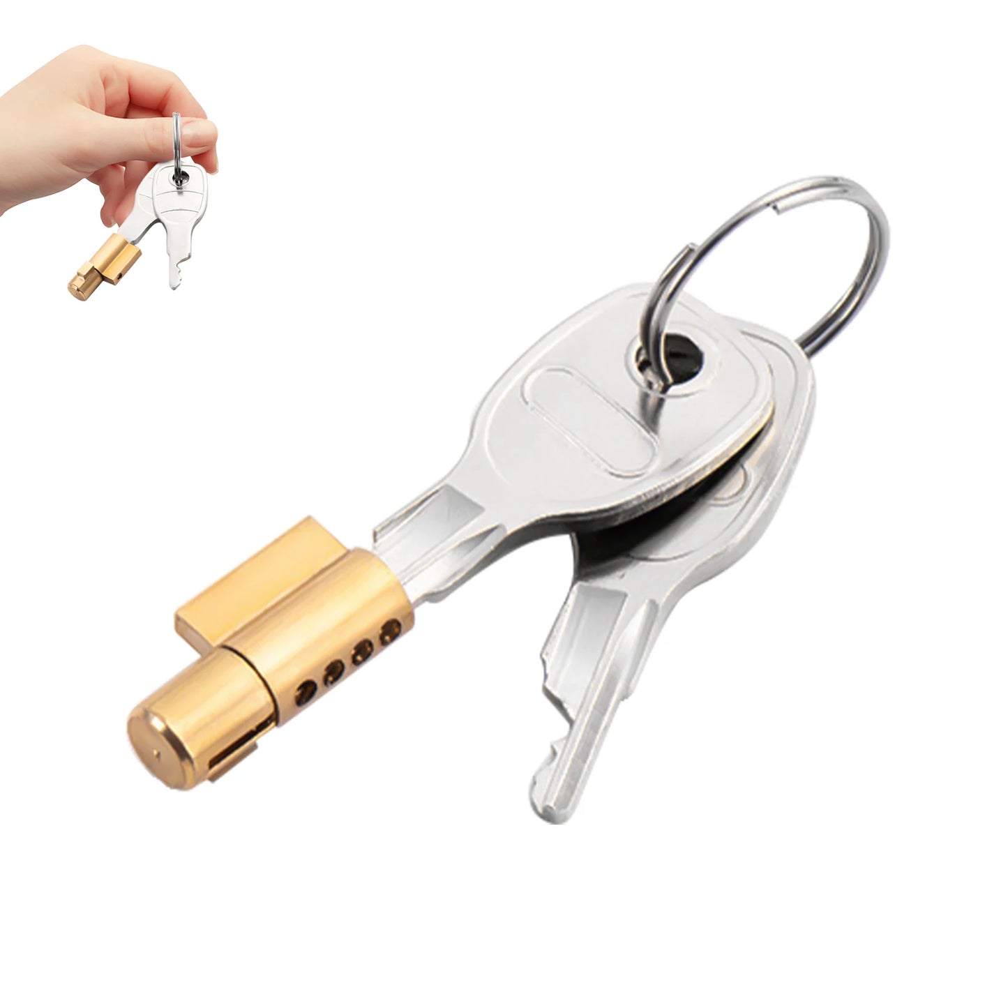 Atypical Lock Trailer Lock Heavy Duty Trailer Coupler Lock Cylinder for Mounting in Trucks Trailer Peaceful Pleasures Health and Wellness