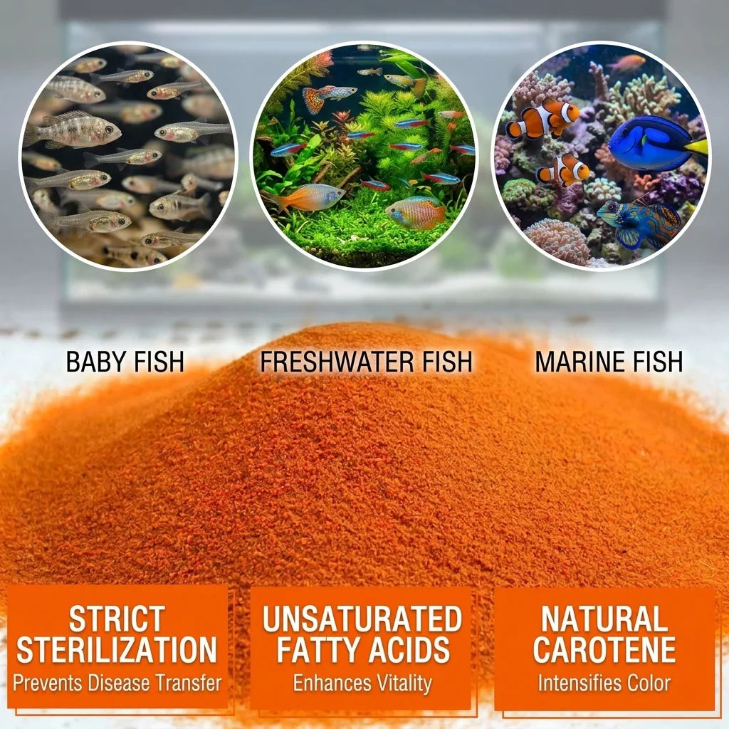 Decapsulated Brine Shrimp Eggs & Fish Fry Feeder Kit | 50g