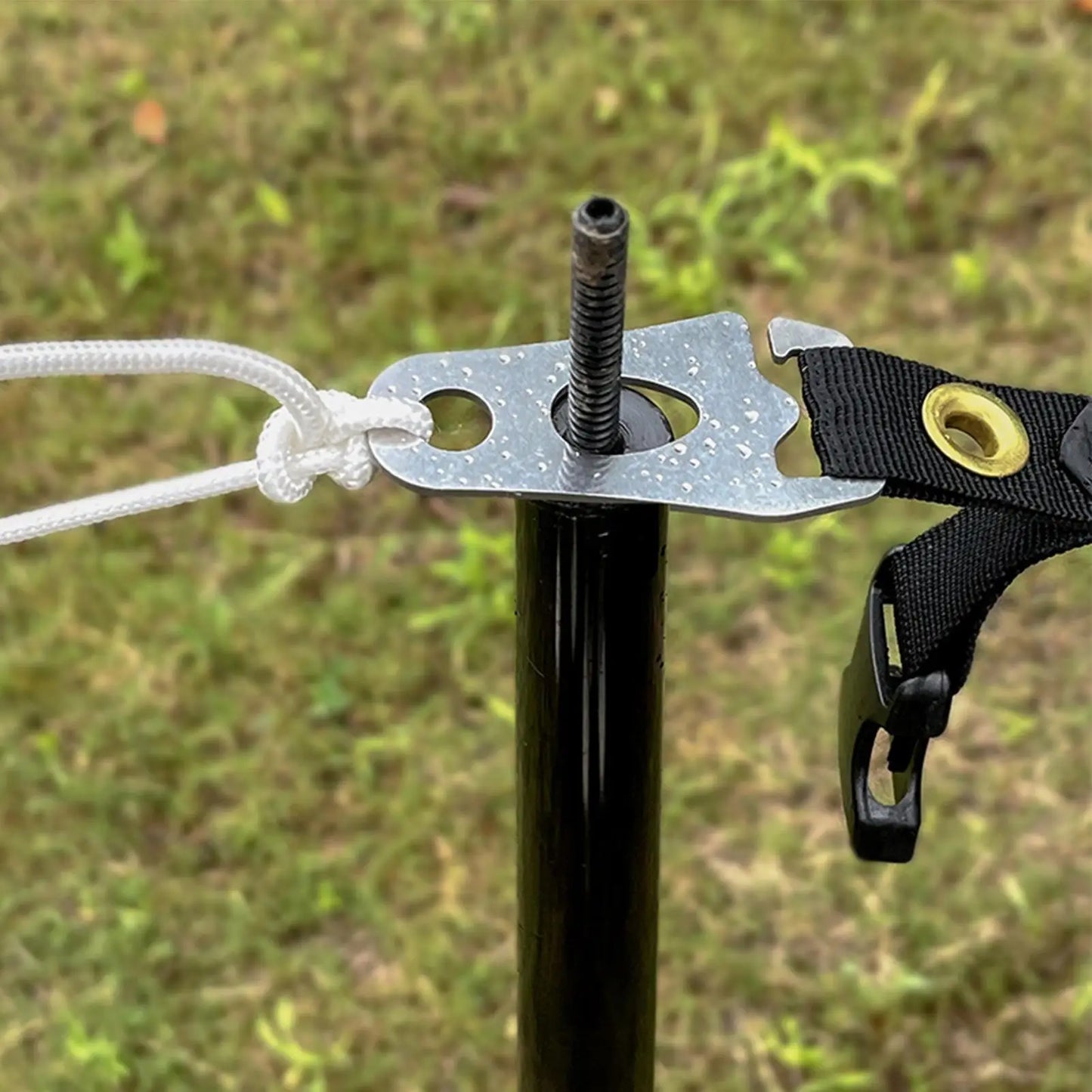 Cord Tightener Tent Wind Rope Buckle Tie Down Rope Carabiner Clip Fastener CampTent Guyline Rope Buckle Fastener Rope Tensioner Peaceful Pleasures Health and Wellness