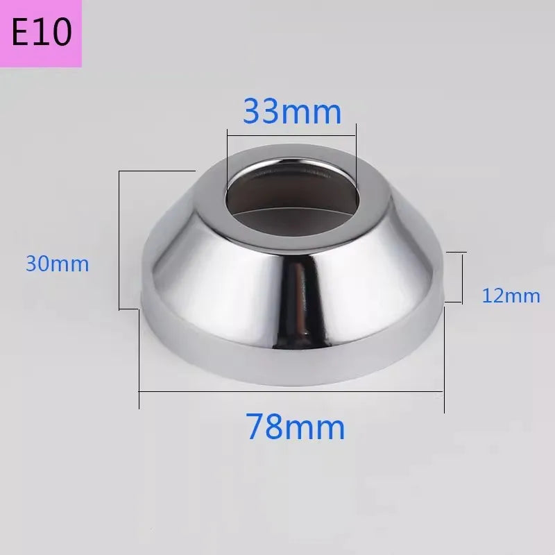 2PCS Stainless Steel Faucet Pipe Decorative Cover 1/2" 3/4" 1"