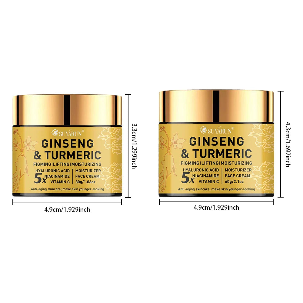 SUYARUN Ginseng Turmeric Face Cream – Brightening Moisturizer