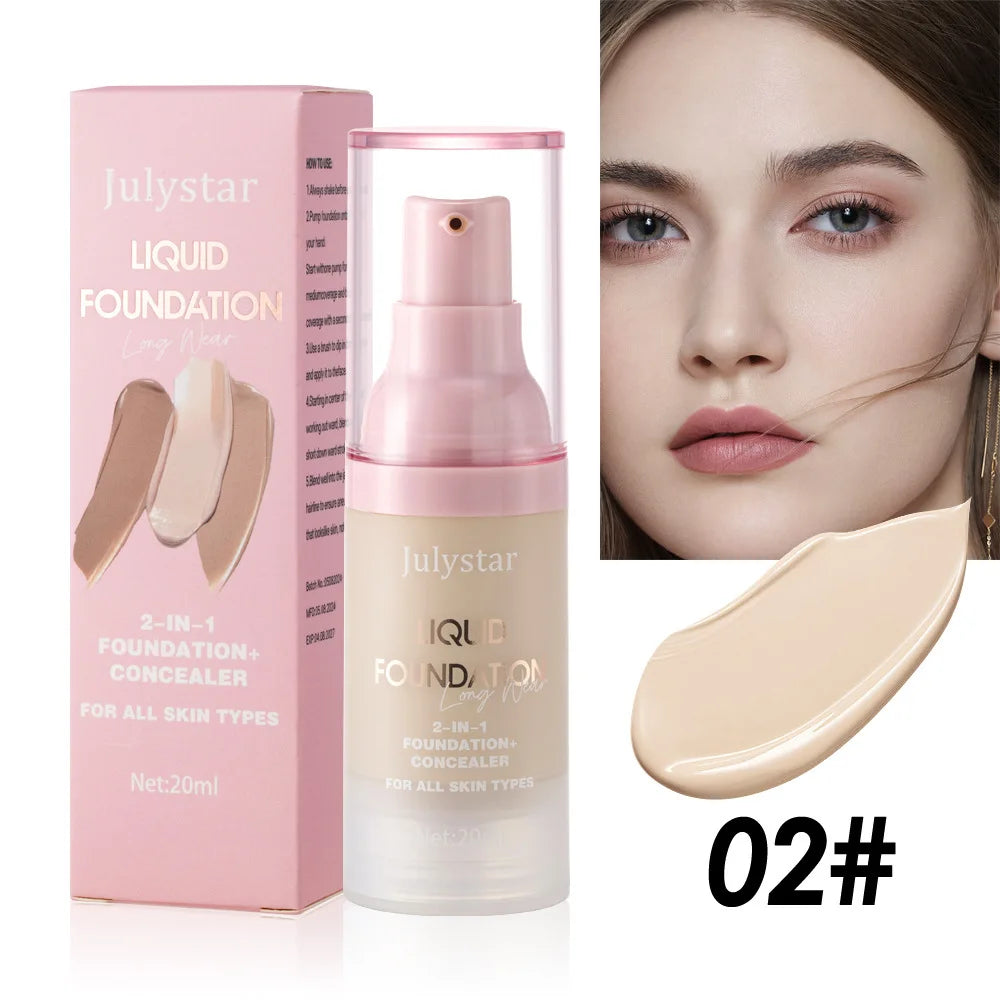 High Coverage Waterproof BB Cream Foundation – Oil Control 20ml