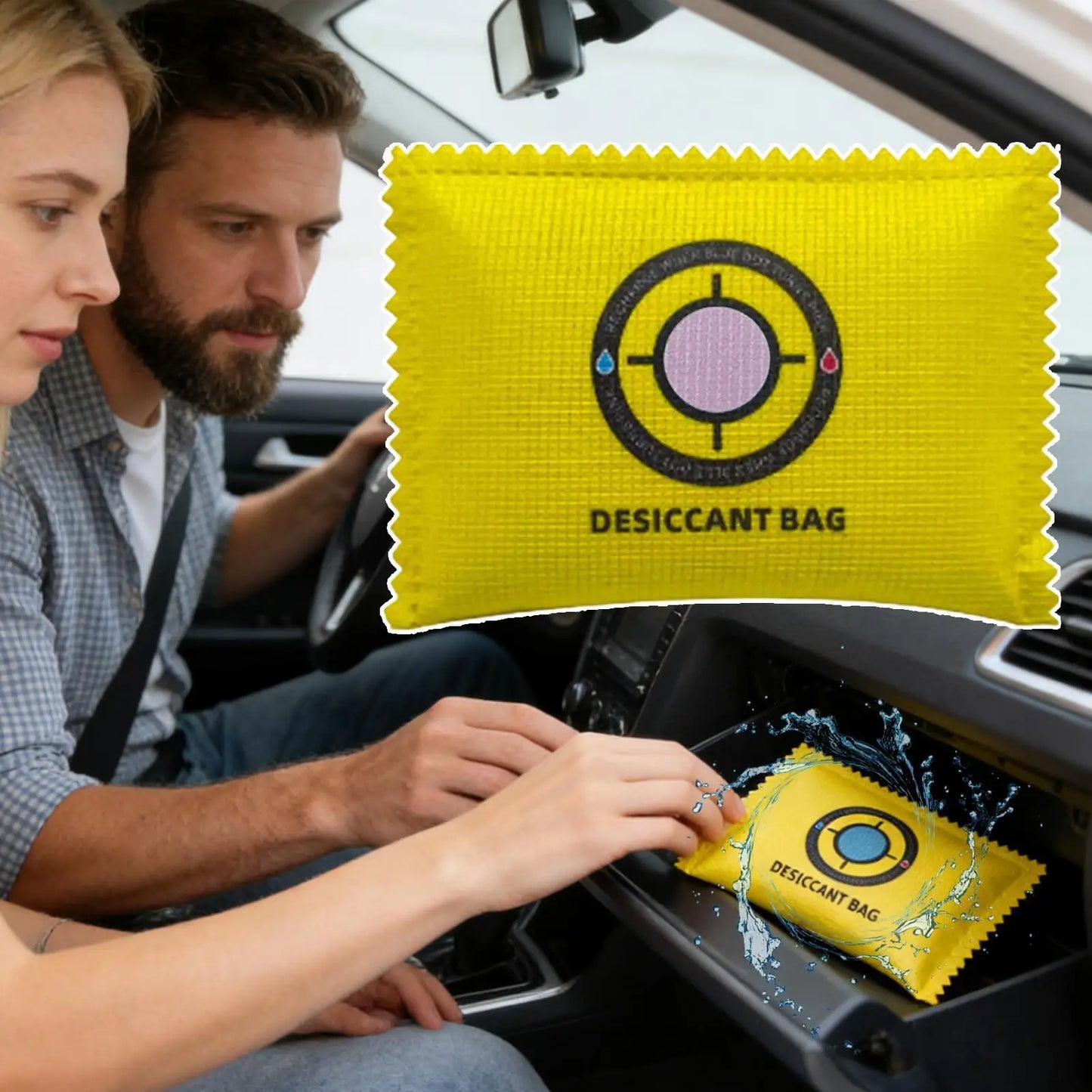 Reusable Car Dehumidifier Bag – Moisture & Odor Absorber