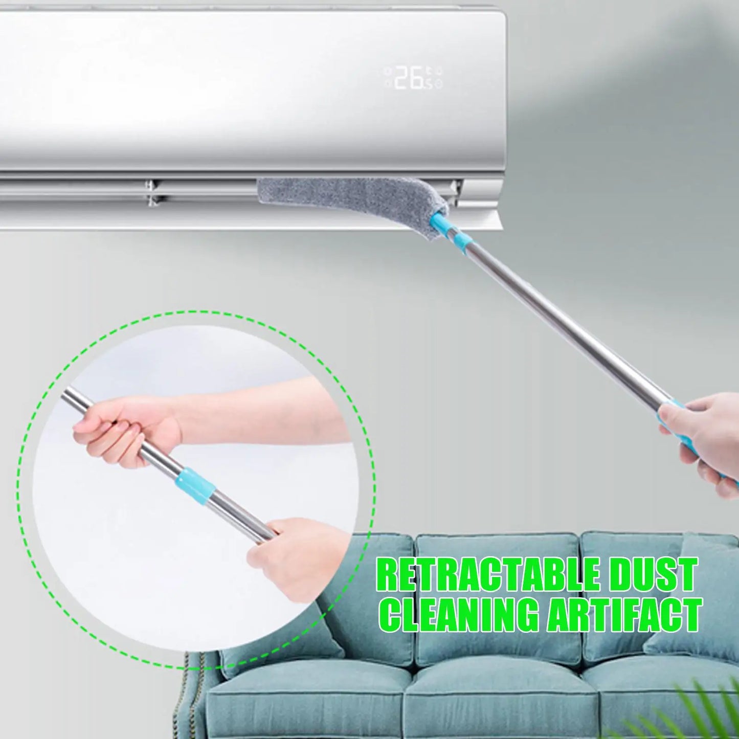 Telescopic Microfiber Duster | 60" Extendable Handle – Home