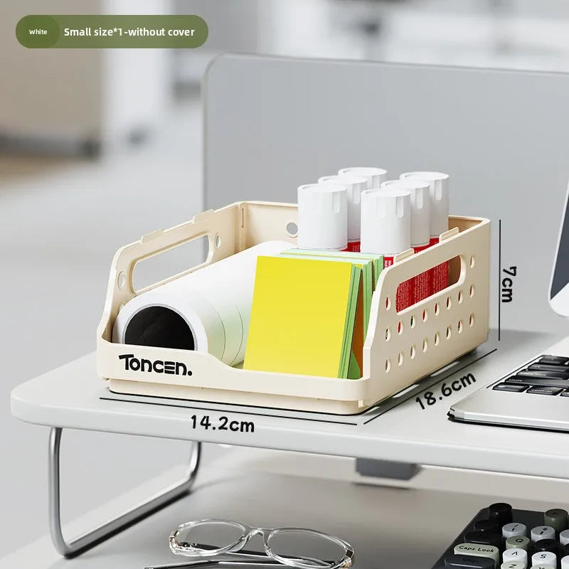 Foldable Desktop Organizer – Multi-Layer File & Book Storage