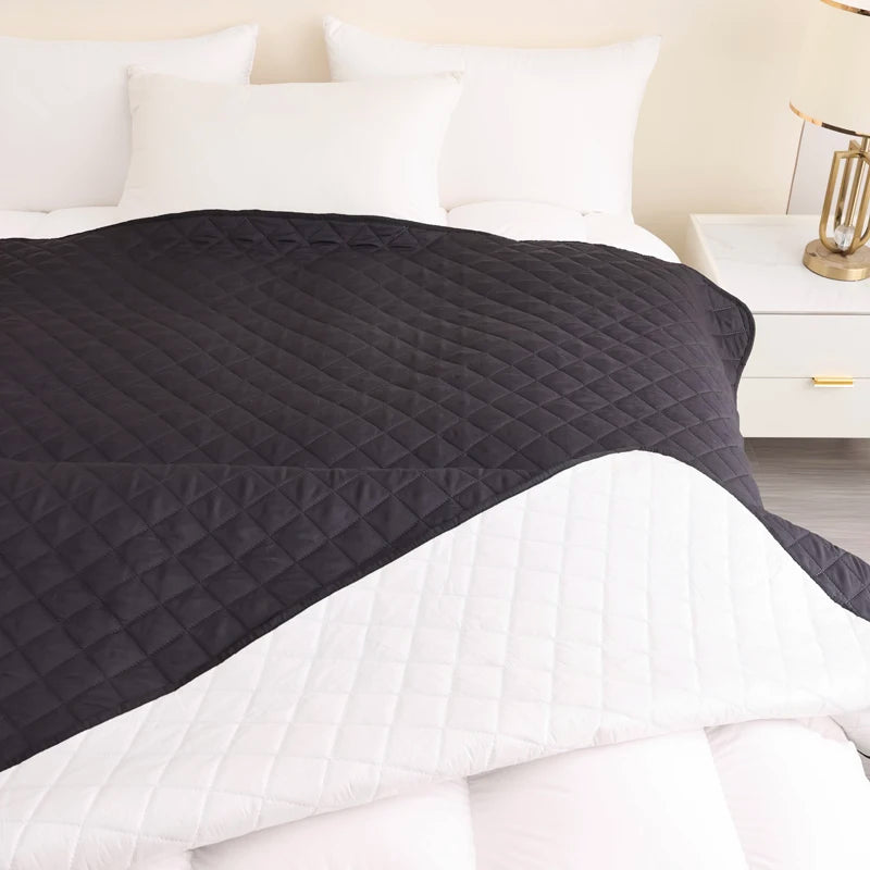 Waterproof Pet Blanket, Bed and Sofa Protection Mat, Suitable for Family with Dogs and Cats, Protector for Mattress or Couch Peaceful Pleasures Health and Wellness Pet Mat Black S 30x70in(76x180cm)